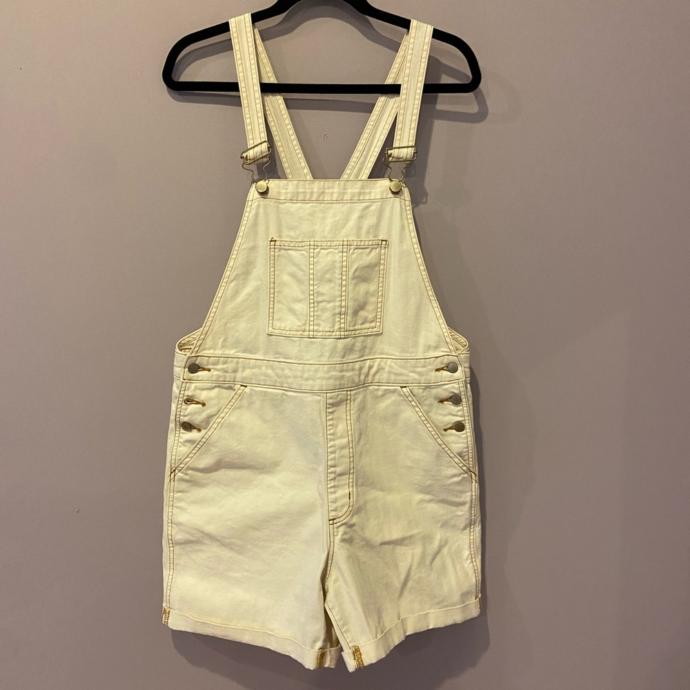 Off White Short Overalls